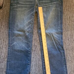 American Eagle Outfitters Dark Blue Straight Leg Jeans